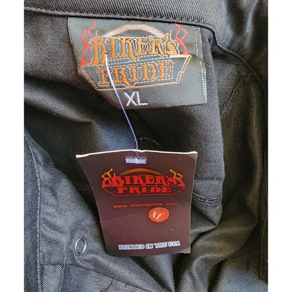 Bikers Pride Motorcycle Rally 2019 NWT Black Sleeveless NWT Workshirt Galveston - Picture 9 of 11